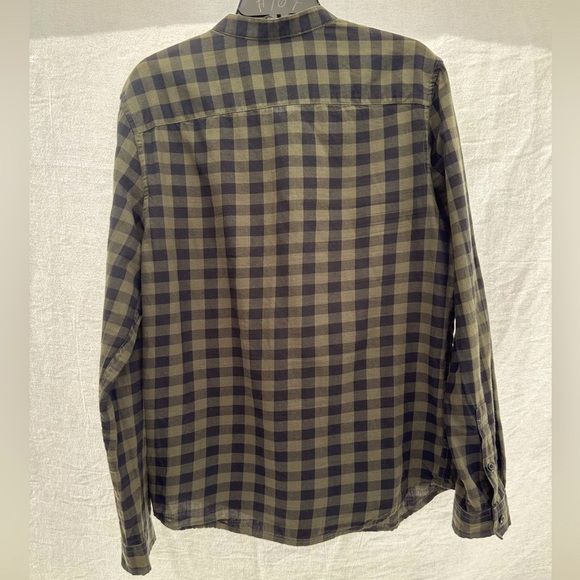 jf j.ferrar Green and Black Casual Button Down Shirt#A - Picture 2 of 6